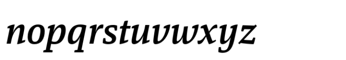 Tangent Bold Italic Font LOWERCASE