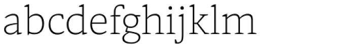 Tangent Thin Font LOWERCASE