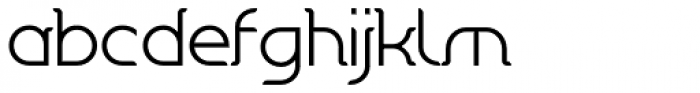 Tangential SemiSerif Font LOWERCASE