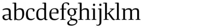 Tanger Serif Medium Book Font LOWERCASE