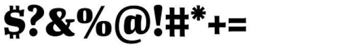Tanger Serif Medium ExtraBold Font OTHER CHARS