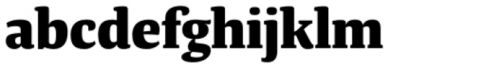 Tanger Serif Medium ExtraBold Font LOWERCASE
