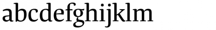 Tanger Serif Medium Regular Font LOWERCASE