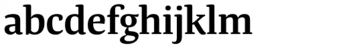 Tanger Serif Medium SemiBold Font LOWERCASE