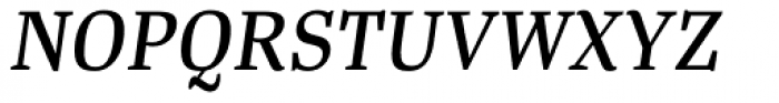 Tanger Serif Narrow Italic Font UPPERCASE
