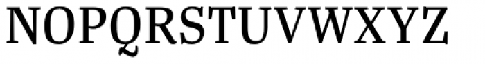 Tanger Serif Narrow Regular Font UPPERCASE