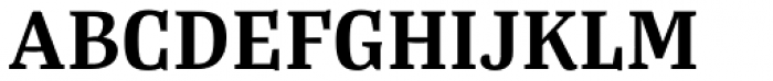 Tanger Serif Narrow SemiBold Font UPPERCASE