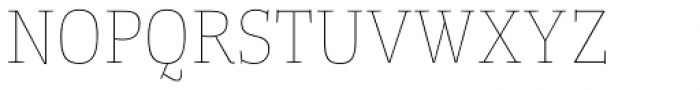 Tanger Serif Narrow UltraLight Font UPPERCASE