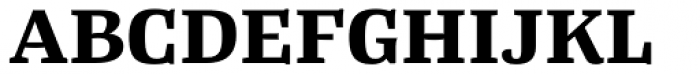 Tanger Serif Wide Bold Font UPPERCASE