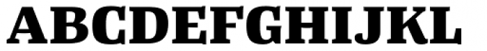 Tanger Serif Wide ExtraBold Font UPPERCASE