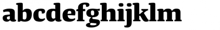 Tanger Serif Wide ExtraBold Font LOWERCASE