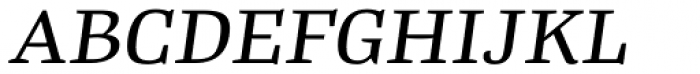Tanger Serif Wide Italic Font UPPERCASE
