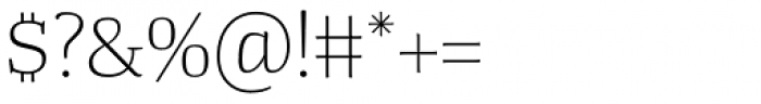 Tanger Serif Wide Light Font OTHER CHARS