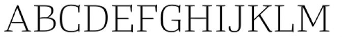Tanger Serif Wide Light Font UPPERCASE