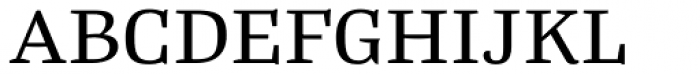 Tanger Serif Wide Regular Font UPPERCASE