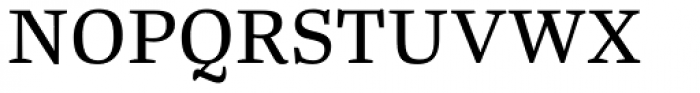 Tanger Serif Wide Regular Font UPPERCASE