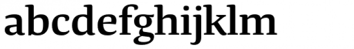 Tanger Serif Wide SemiBold Font LOWERCASE