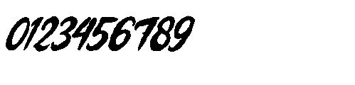 Tangkurak Italic Font OTHER CHARS