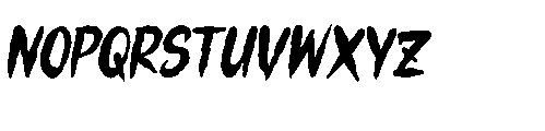 Tangkurak Regular Font LOWERCASE