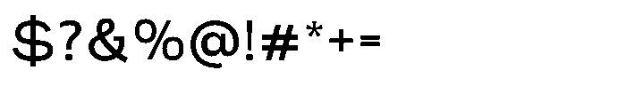 Tangle Sans Font OTHER CHARS