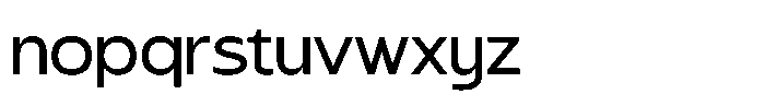 Tangle Sans Font LOWERCASE