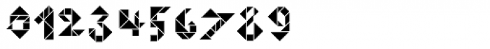 Tangram Alphabet Inline Font OTHER CHARS