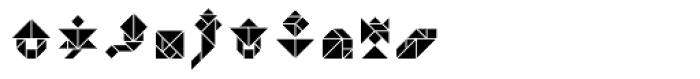 Tangram B Inline Font OTHER CHARS