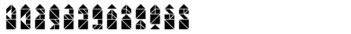 Tangram F Inline Font LOWERCASE