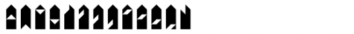 Tangram F Font LOWERCASE