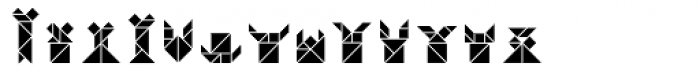 Tangram G Inline Font LOWERCASE