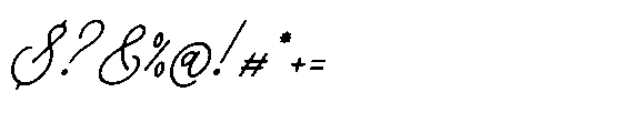 Taniella Roselinn Italic Font OTHER CHARS