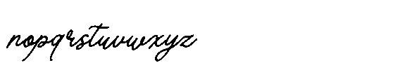 Taniella Roselinn Italic Font LOWERCASE