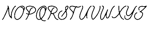Taniella Roselinn Regular Font UPPERCASE