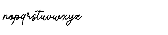 Taniella Roselinn Regular Font LOWERCASE