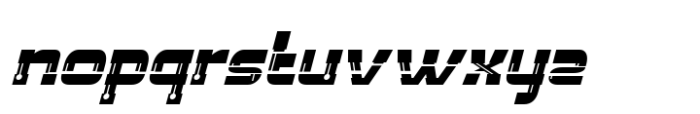 Tanire Slant Font LOWERCASE