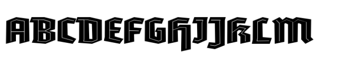 Tannen Inline Heavy Font UPPERCASE