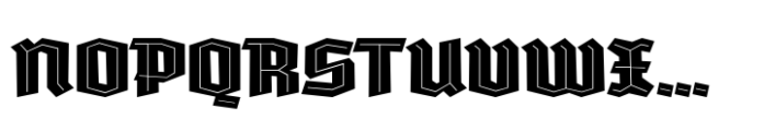 Tannen Inline Heavy Font UPPERCASE