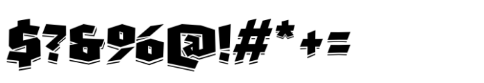 Tannen Shadow Heavy Font OTHER CHARS