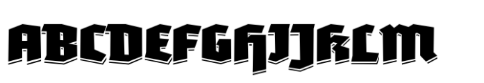 Tannen Shadow Heavy Font UPPERCASE