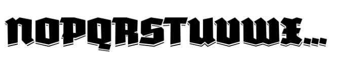 Tannen Shadow Heavy Font UPPERCASE
