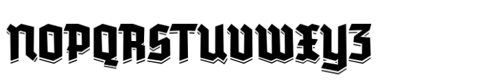 Tannen Shadow Regular Font UPPERCASE