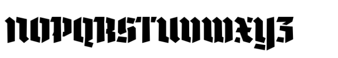 Tannen Stencil Bold Font UPPERCASE