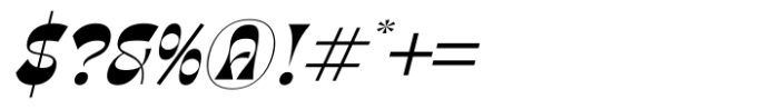 Tanqier Italic Font OTHER CHARS