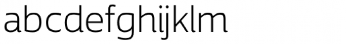 Tanseek Sans Pro Light Font LOWERCASE