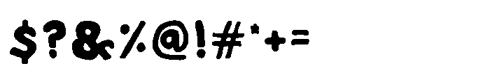 Tansky Font OTHER CHARS