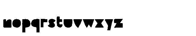 Tapoca Font LOWERCASE