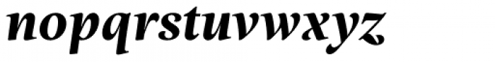 Tara Semibold Italic Font LOWERCASE