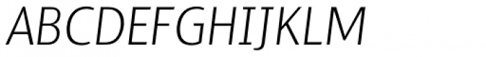Tara Thin Italic Font UPPERCASE
