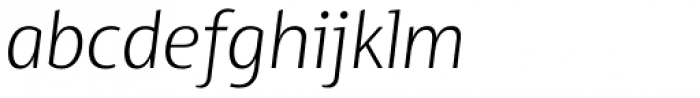 Tara Thin Italic Font LOWERCASE