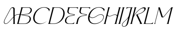 Tarekah Italic Font UPPERCASE